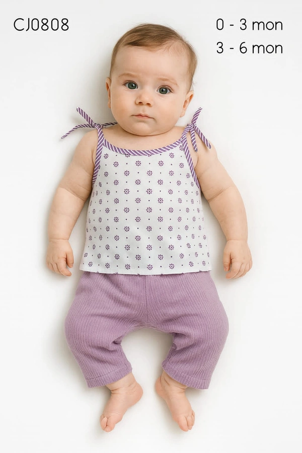 Smurf Finds Organic Cotton Unisex Jhabla's| 100% Cotton| Perferct for New Borns|Safe Prints| Lavender | CJ0808 - 3-6 Month, Lavender