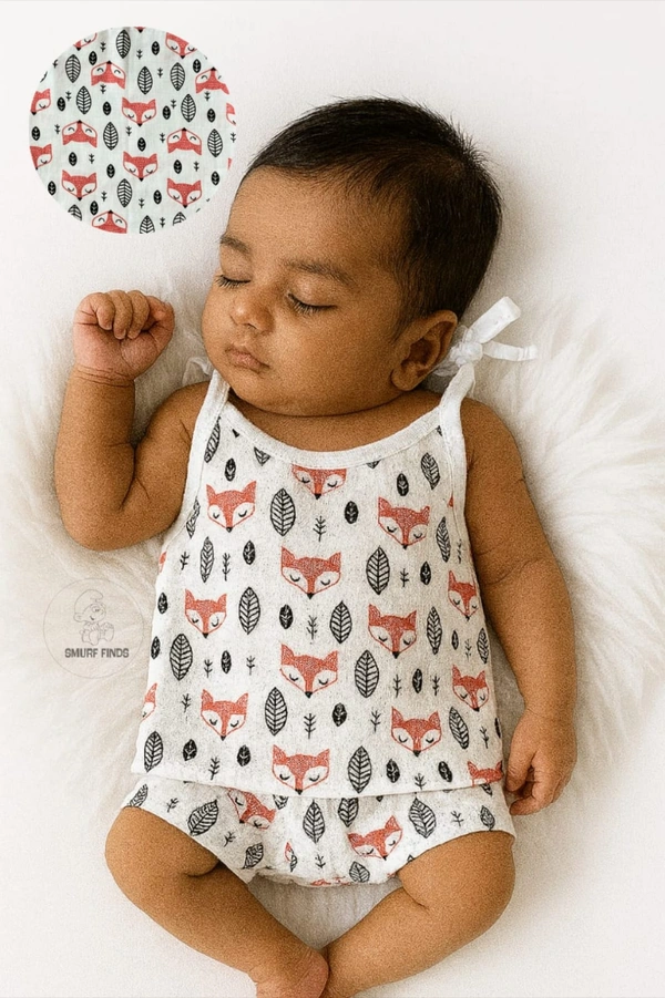 Smurf Finds Organic Cotton Unisex Muslin Jhabla's| 100% Cotton| Perferct for New Borns| White | SMJB5502 - 0-3 Month, White