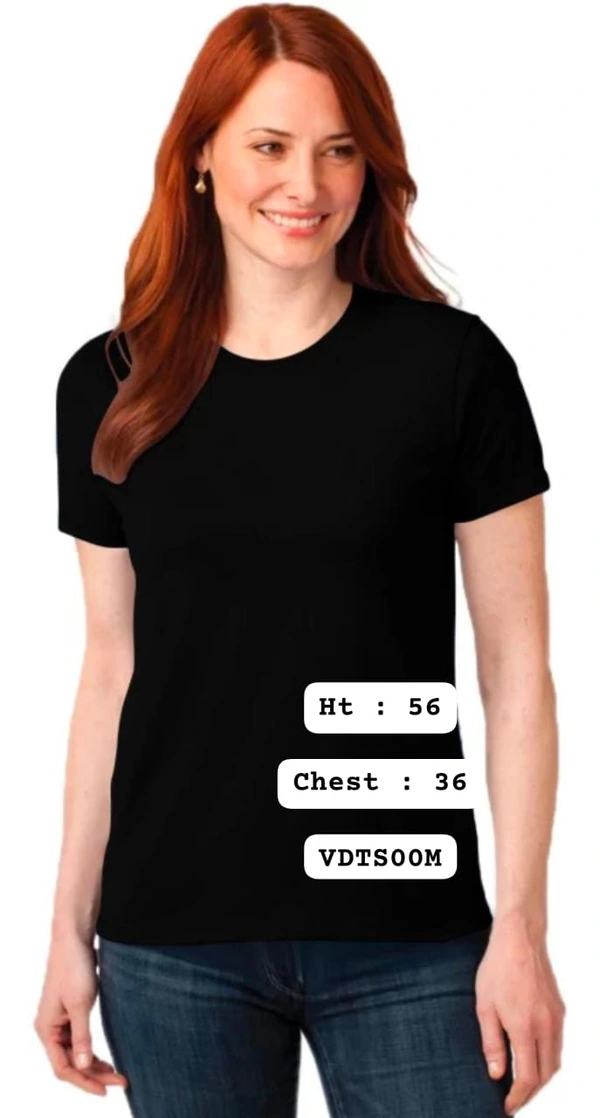 VDT Plain Black - Black, M
