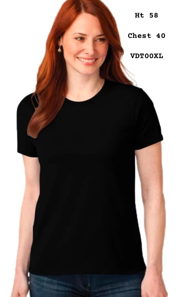 VDT Plain Black - Black, XL