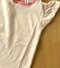 Smurf Finds Premium Cotton Printed Organic Cotton TShirt for Girls| 100% Cotton| Back Buttons|  Pink | SMTE7306 - 0-6 Month, Pink
