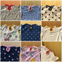Smurf Finds Premium Cotton Printed Organic Cotton TShirt for Girls| 100% Cotton| Back Buttons| Blue | SMTE73010 - 1-2 Yr, Blue