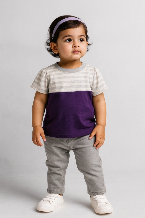 Smurf Finds Premium Cotton Printed Organic Cotton Unisex TShirt| 100% Cotton | Ink  Blue | T65017 - 6 year, Ink Blue, 1