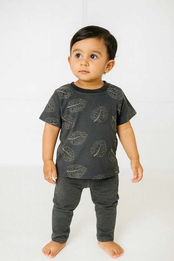 Smurf Finds Premium Cotton Printed Organic Cotton Unisex TShirt| 100% Cotton| Ash | T65023 - 10 Year, Ash, 1