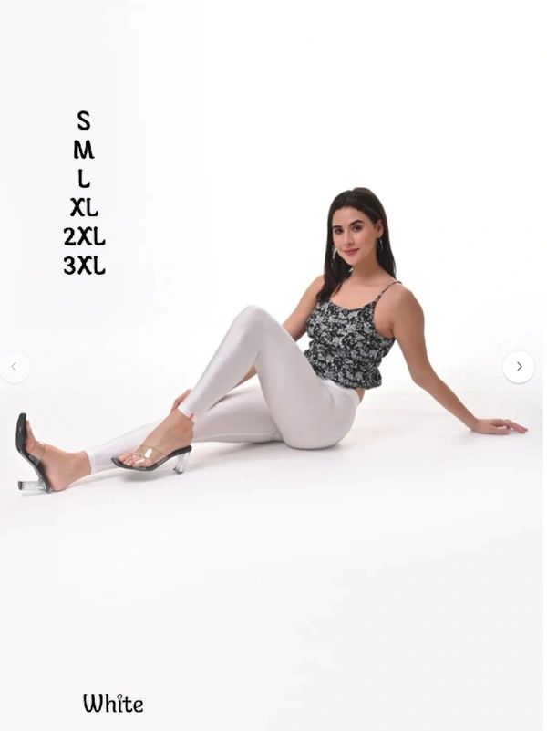 FlyCute Shimmer Ankle Fit FCSM1380 - 3XL, White