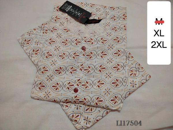 Livaasa Side Cut Liva Kurti LI17504 - XL, Half White