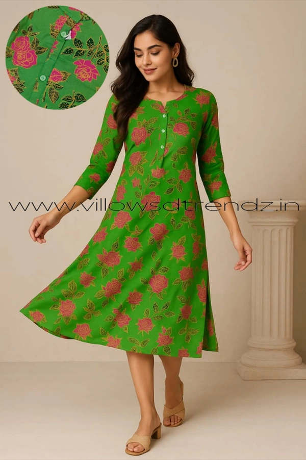 Side Cut Liva Kurti LI22001