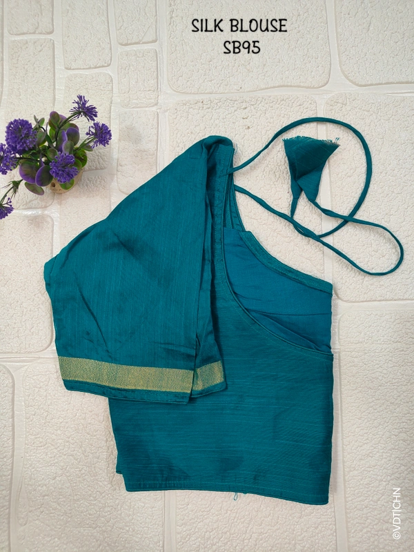 Ruthvi Ethnics SilK Blouse SB96 - Green, FS