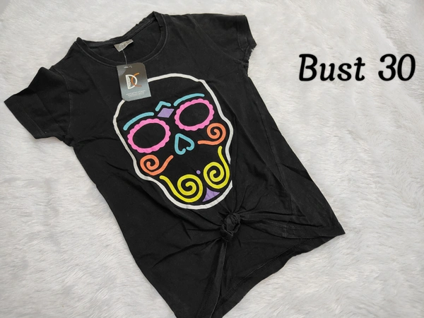 VDT Skeleton womens tshirt - Black, S