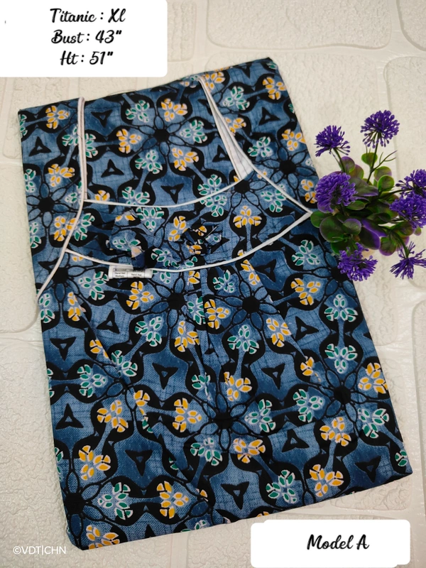 VDT Titanic  gown maxi NT10018 - XL, BLUE