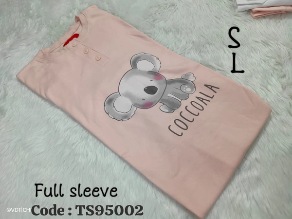 Ruthvi Ethnics T-Shirt TS95002 - L, Light Pink