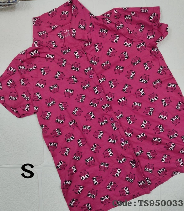 Ruthvi Ethnics T-Shirt TS950033 - S, Onion Pink