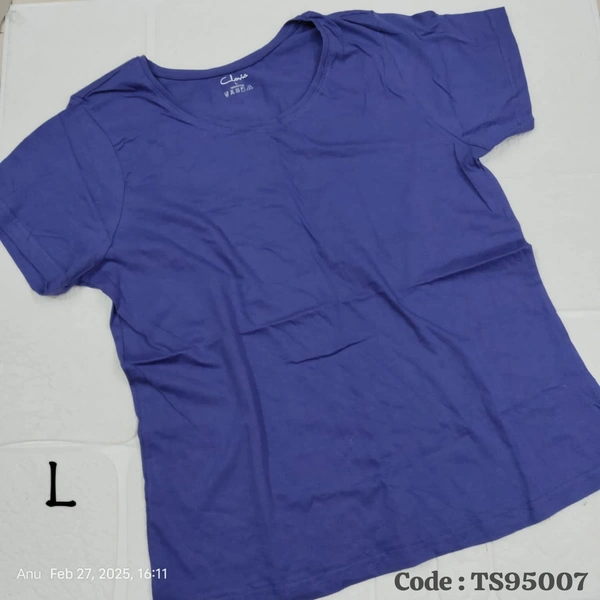 Ruthvi Ethnics T-Shirt TS95007 - L, Blue