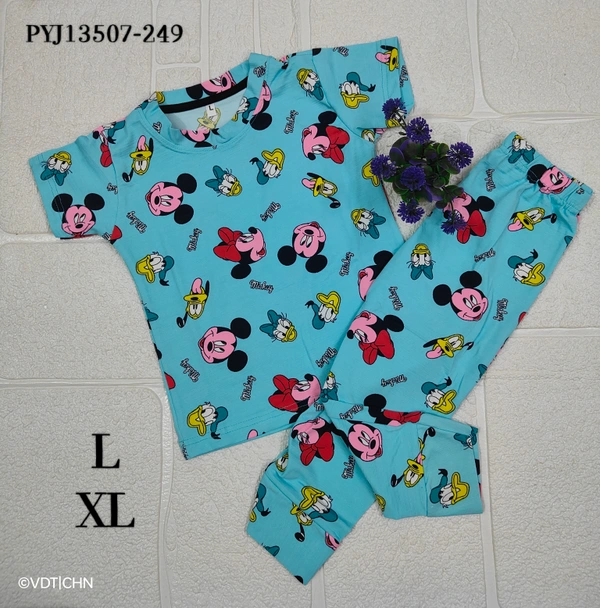 Smurf Finds Unisex Kids Pyjama set PYJ13507-249 - L, Sky Blue