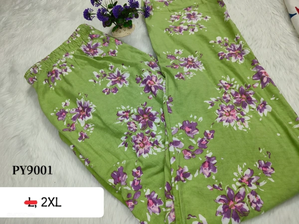 Villows Women's Full Length Pajama Pant PY9001 - 2XL, Green