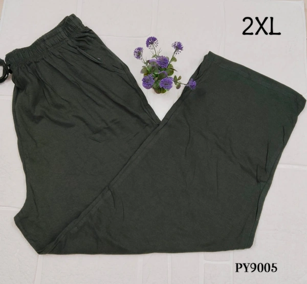 Villows Women's Full Length Pajama Pant PY9005 - 2XL, Black