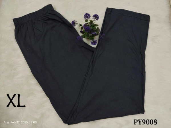 Villows Women's Full Length Pajama Pant PY9008 - XL, Black