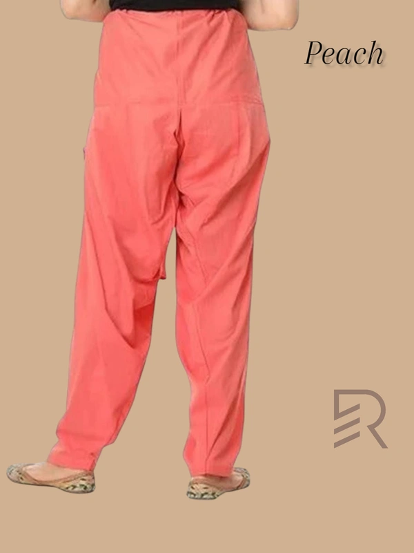 Ruthvi Ethnics Women's Jaipur Cotton Patiyala(Free Size)  REP135011 - Peach, One Size