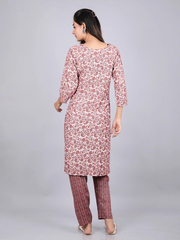 Graceful Glamour Brown Kurti & Pants - XL