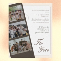 TO YOU Graphic Print - A5
