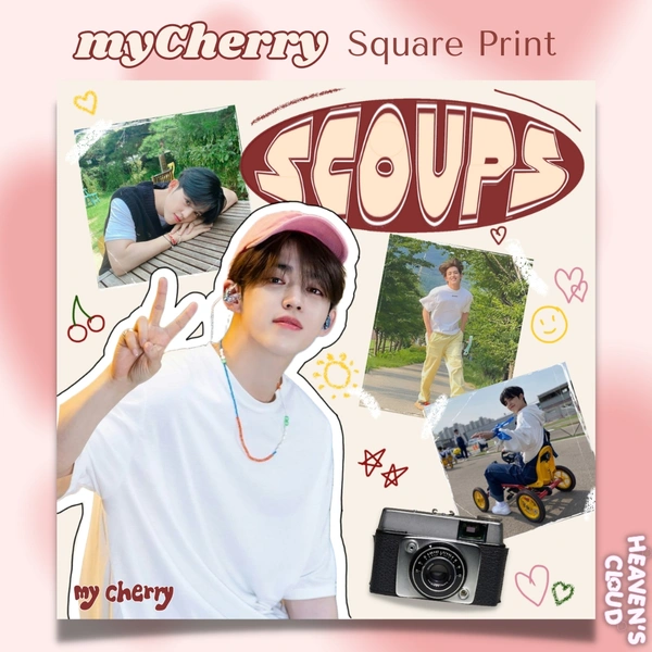 myCherry Square Print