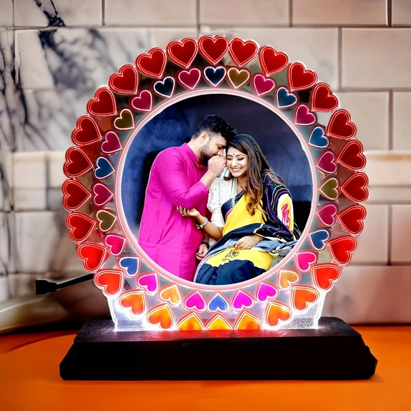 Led Round Love
