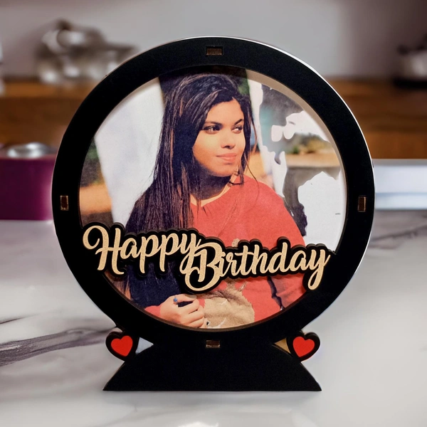Happy Birthday Led Round