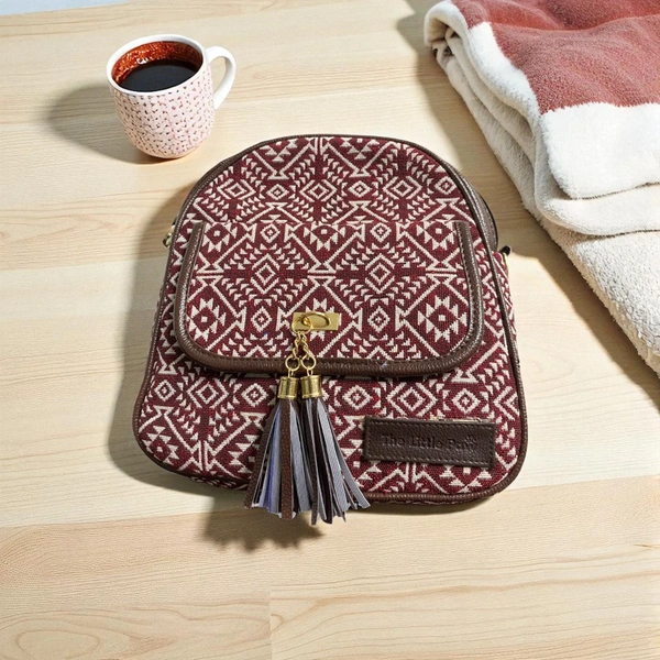 The Little Paw Backpack Cum Sling - 10*9 Inches