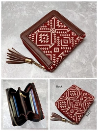 The Little Paw Jacquard Pocket Mini Wallet - 5*4.5 Inches