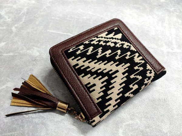 The Little Paw Jacquard Pocket Mini Wallet - 5*4.5 Inches