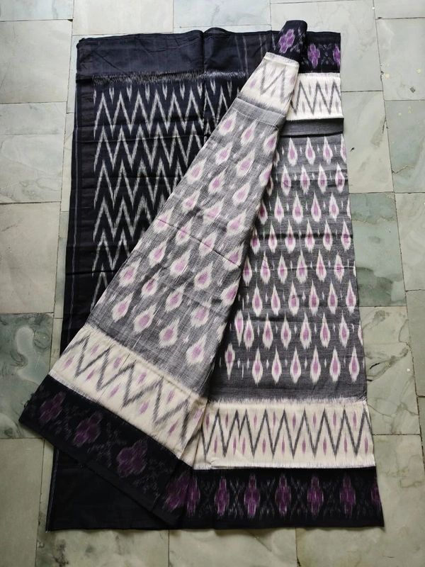  Pure Pochampally Ikkat Handloom Mercerised Cotton Saree (FRE8)