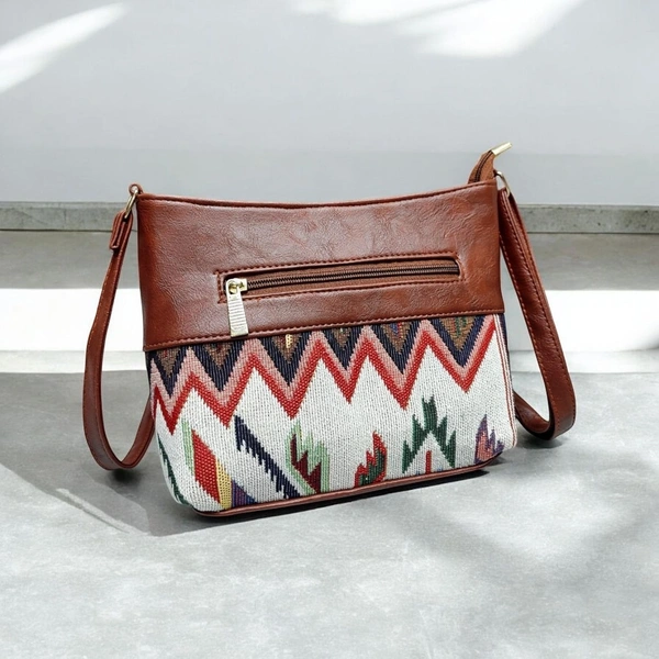 The Little Paw Boat Sling With Vegan Leather Detailing  - 7*9