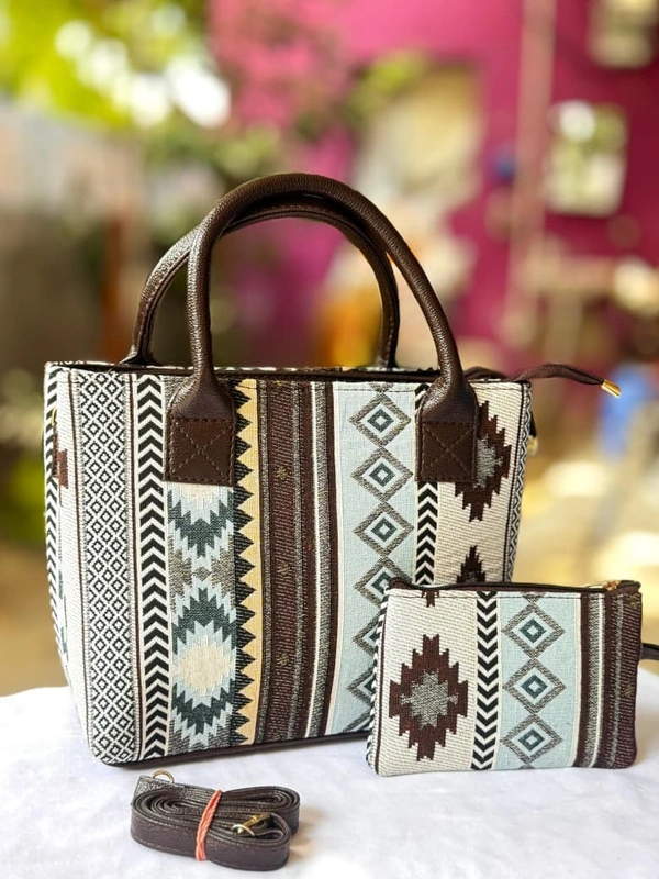 The Little Paw Sling Tote With Pouch - 14*12 Inches