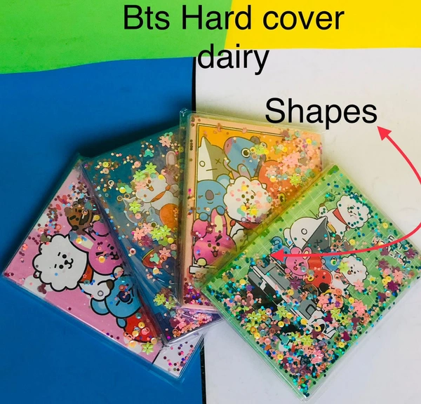 BTS Glitter Notebook 