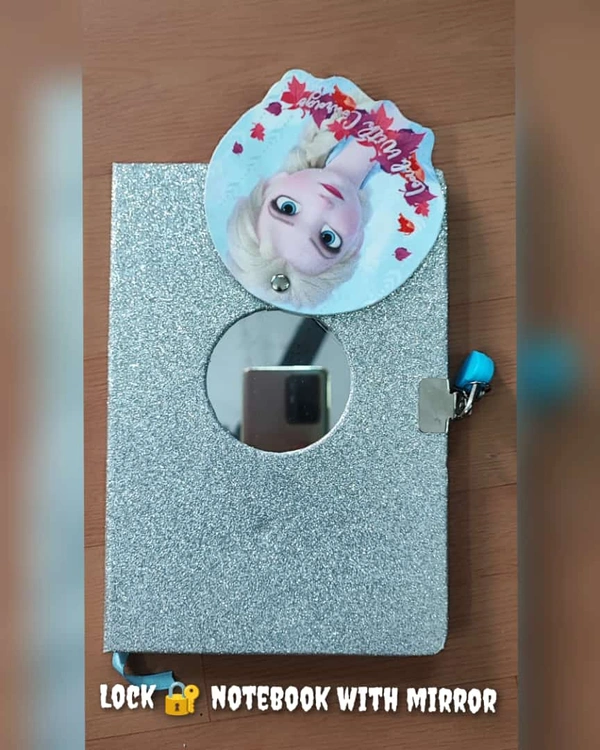 Glitter Mirror Notebook A5
