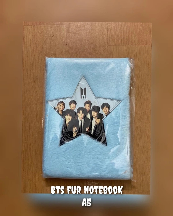 A5 BTS Fur Notebook 