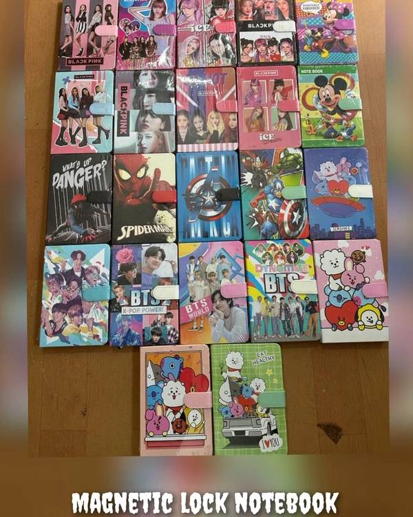 Magnetic Lock Notebook A5