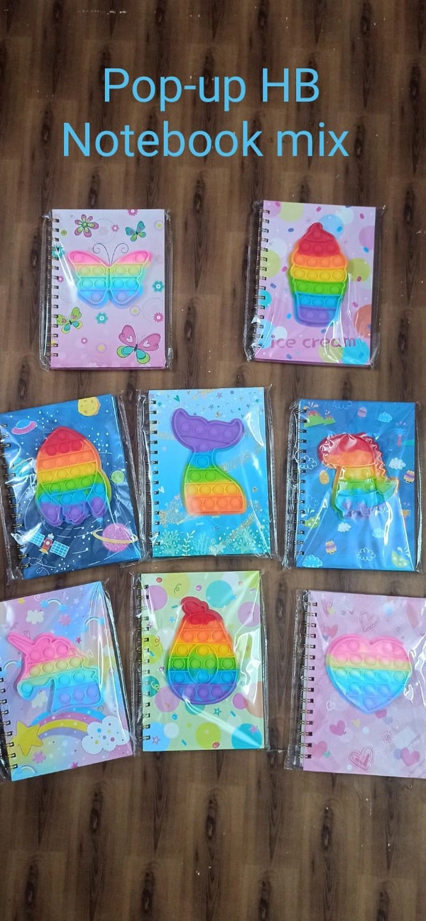 Hardbound Notebook With Center Popit