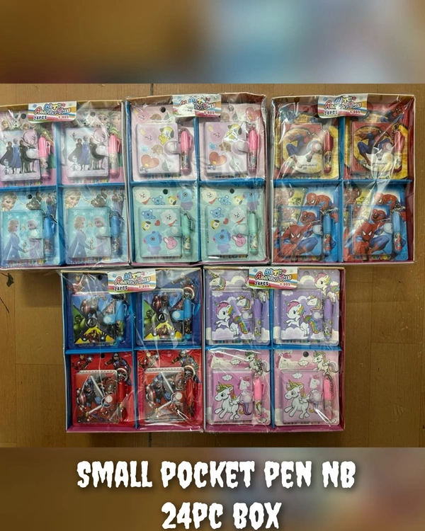 24pc Box Mini Notebook With pen
