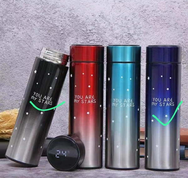 Temprature Bottle With Print 