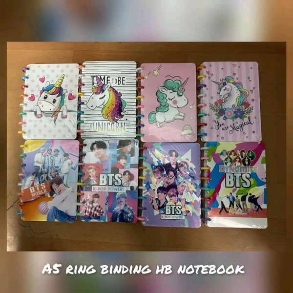 Ring Binder A5 Ring Binder Unicorn 