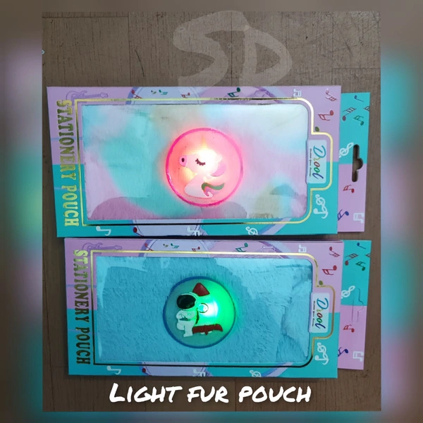 Light Fur Pouch Unicorn 