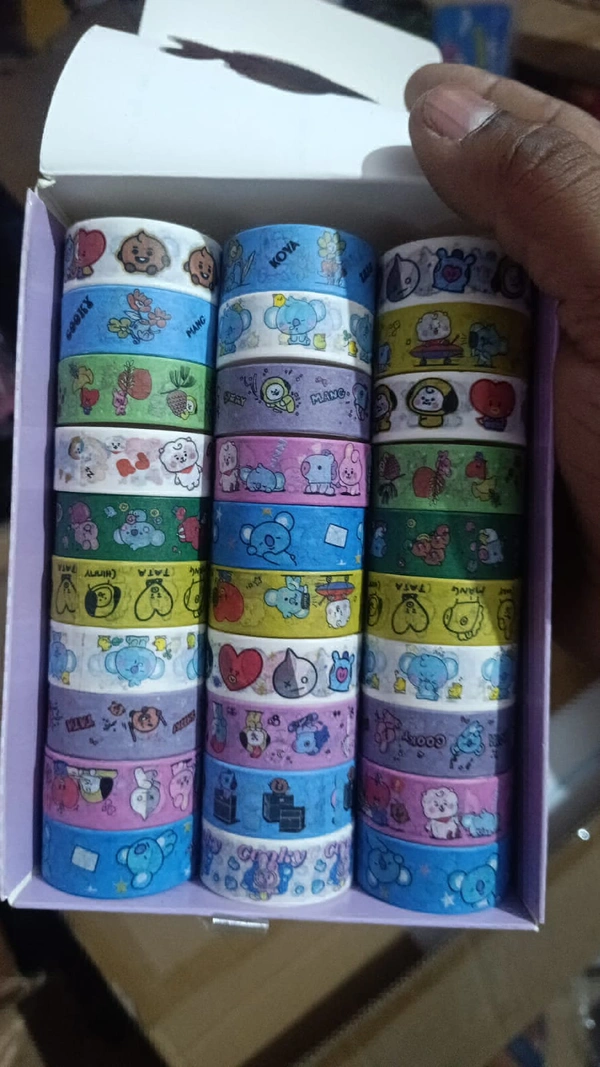 Washi Tape 30 Pcs Box 
