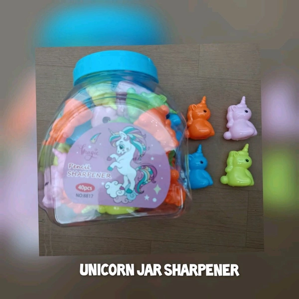 Unicorn jar sharpener (40pc)