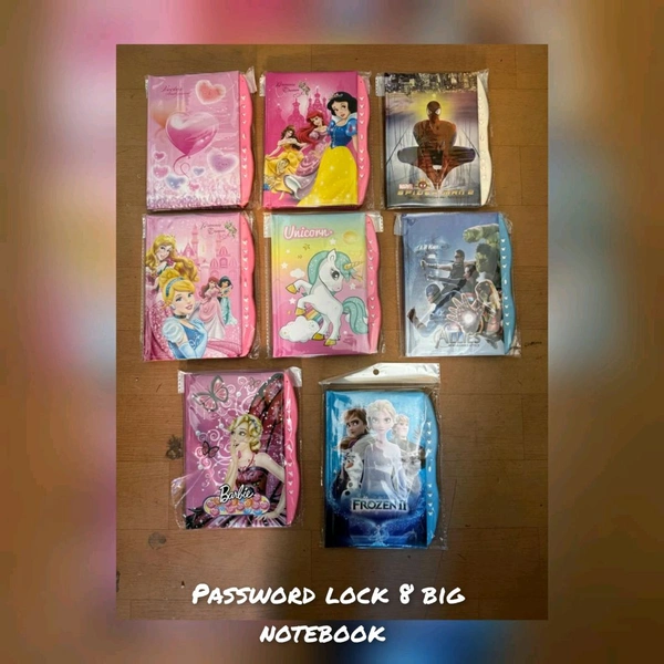 Password Lock notebook big 8