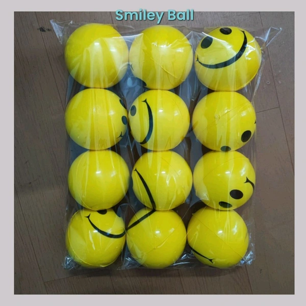 Smiley ball printed