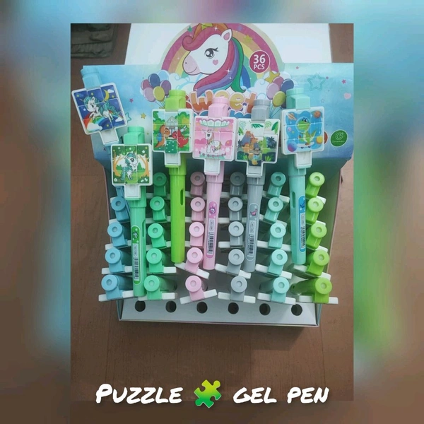 Gel pen puzzle (36pc)