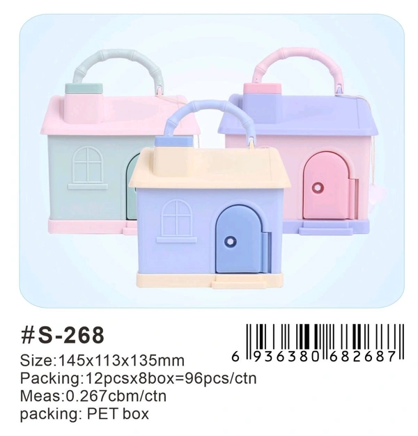 Money bank hut plastic S268