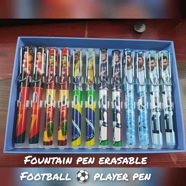Football  ink pen erasable 12pc box