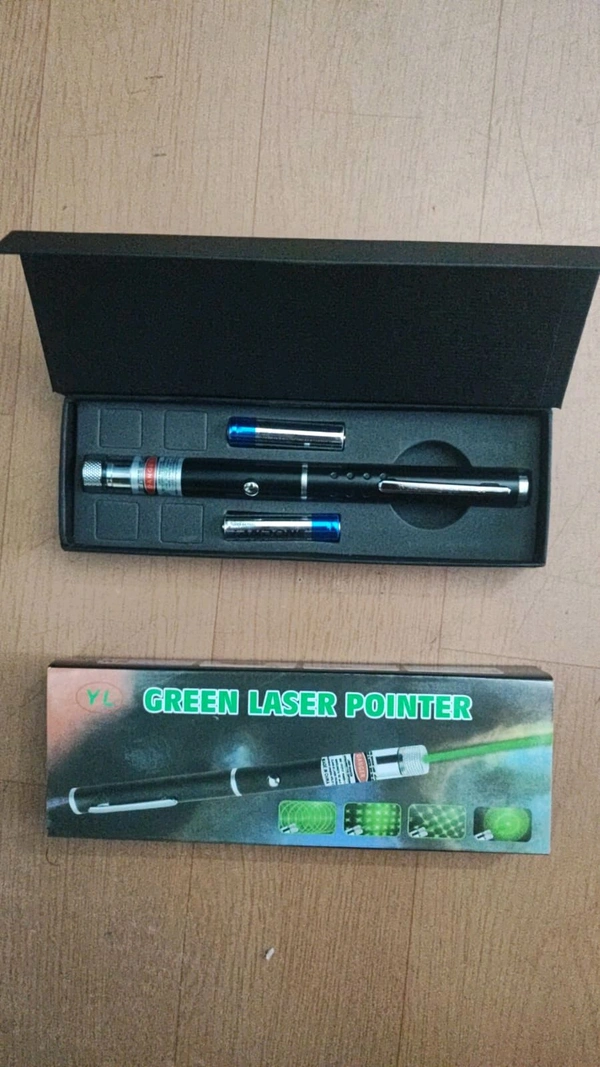 Laser light green